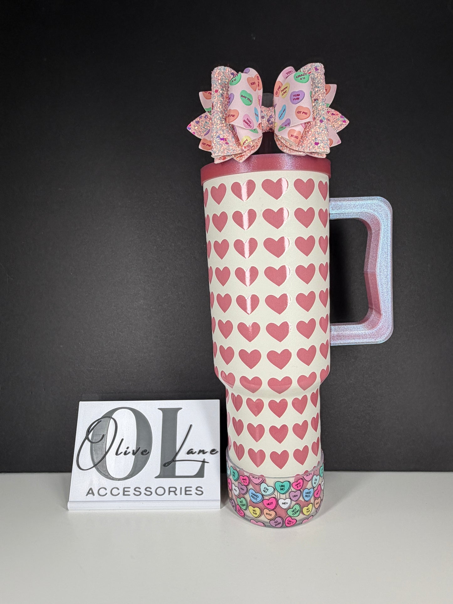 Kiss Me Silver - 3D Silicone Tumbler Boot