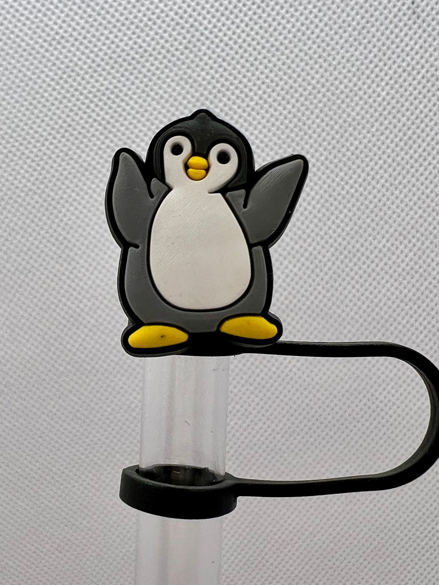 Penguin Silicone Straw Topper 10mm