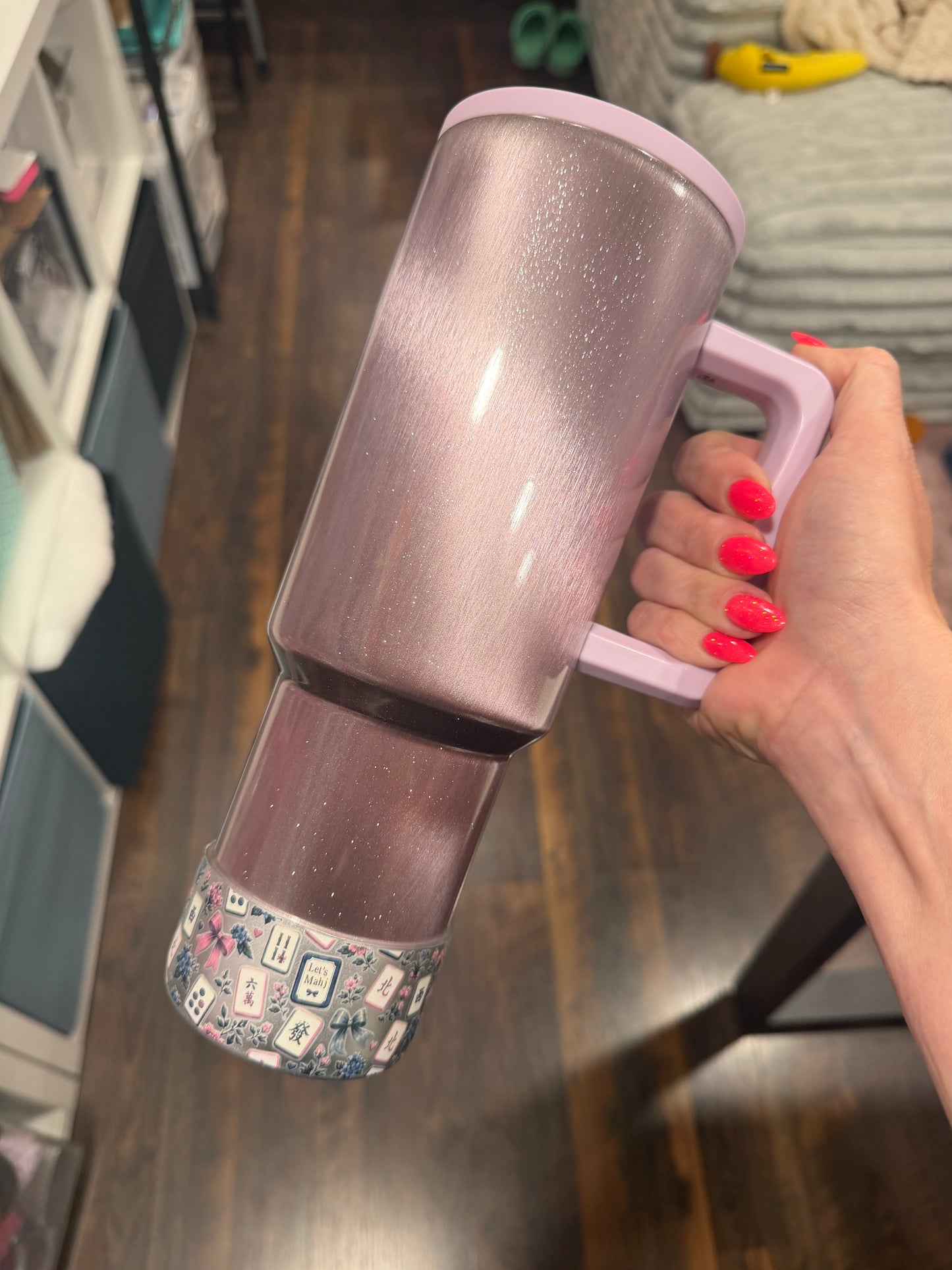 Mahjong Silver - 3D Silicone Tumbler Boot