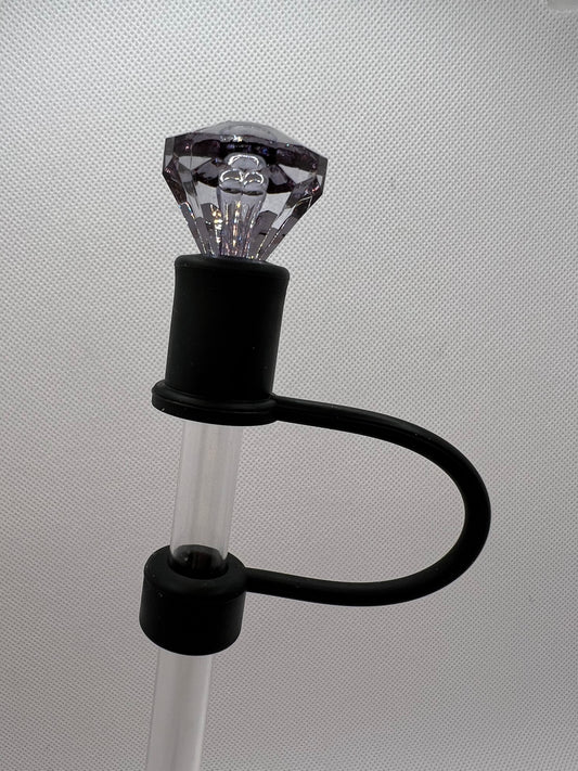 Smoke Diamond BLACK Base Straw Topper 10mm