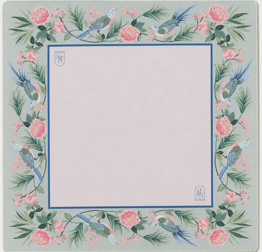 Mahjong Mat- Songbird Bloom