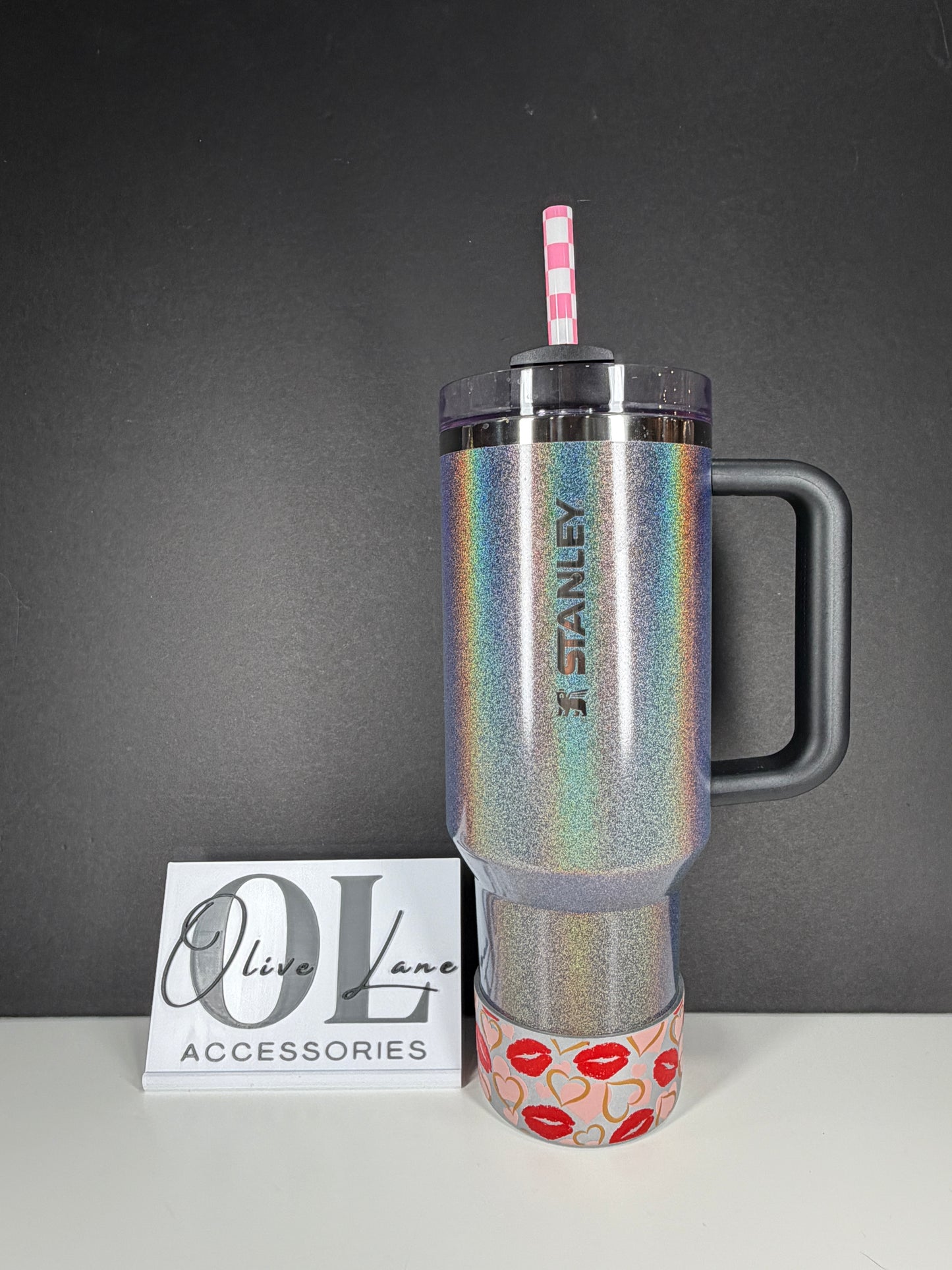 Kiss Me Clear 3D Silicone Tumbler Boot