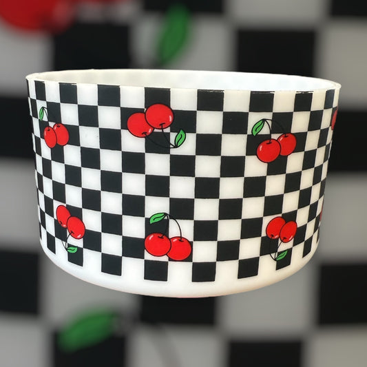 Cherry Checkers - Silicone Tumbler Boot