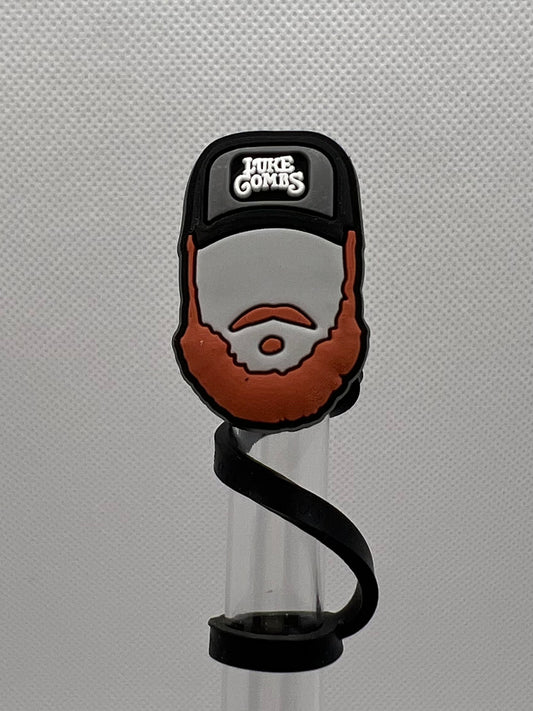 Luke Combs Silicone Straw Topper 10mm