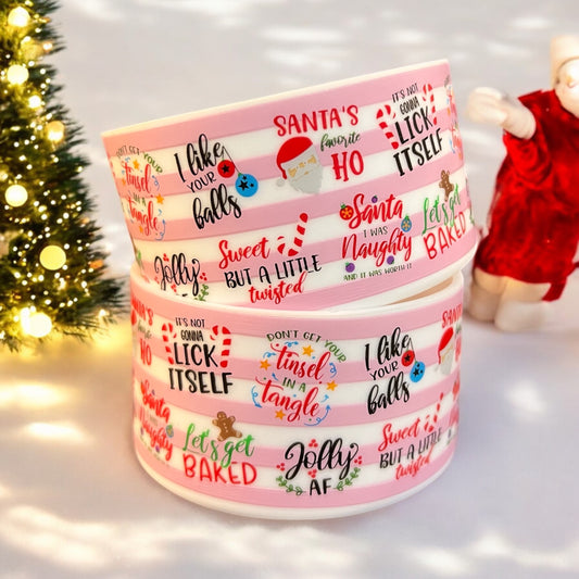 Naughty List 3D Silicone Tumbler Boot