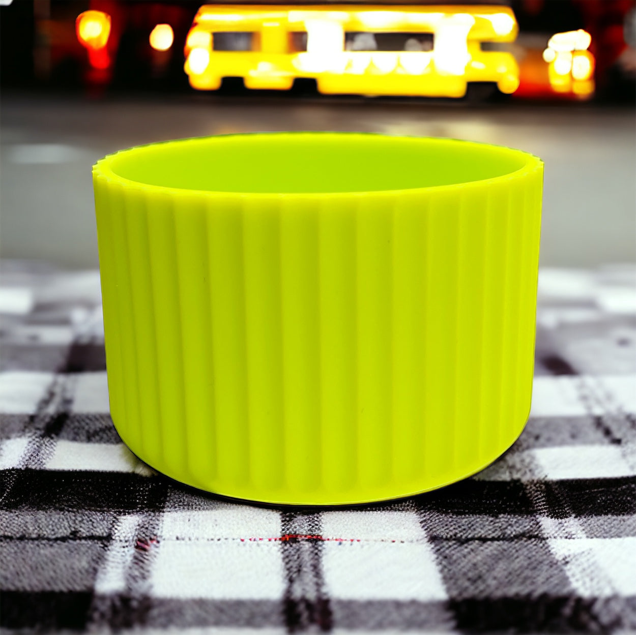 Chartreuse FLUTED Silicone Tumbler Boot