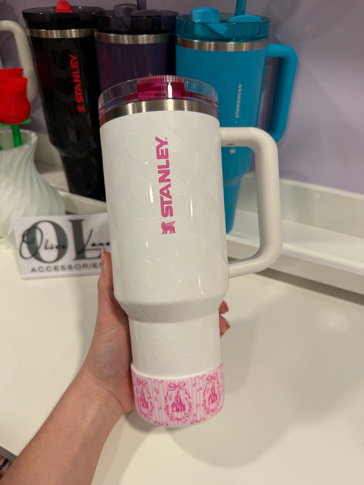Magical Castle White - Silicone Tumbler Boot