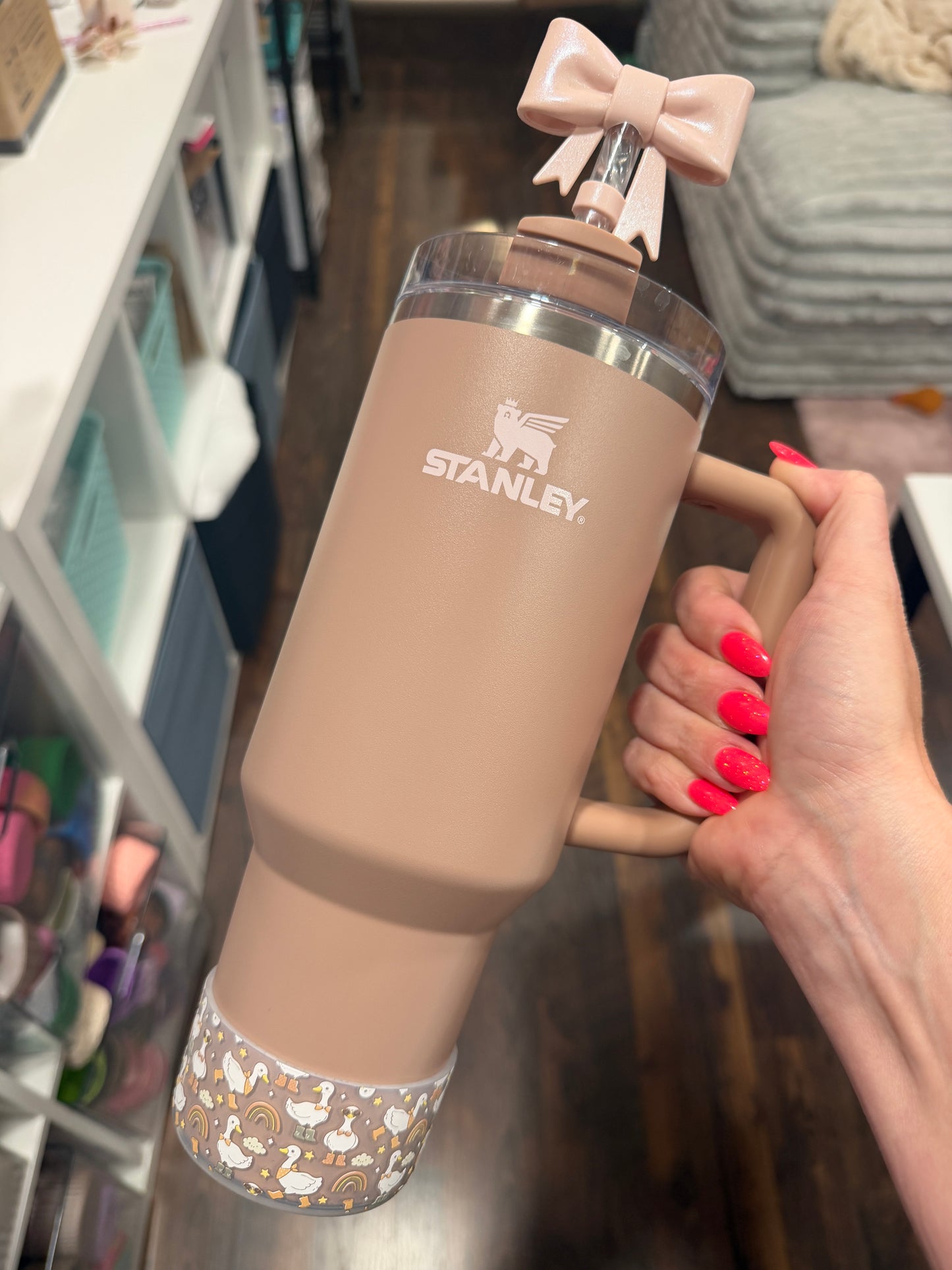 Goose in Boots CLEAR - 3D Silicone Tumbler Boot