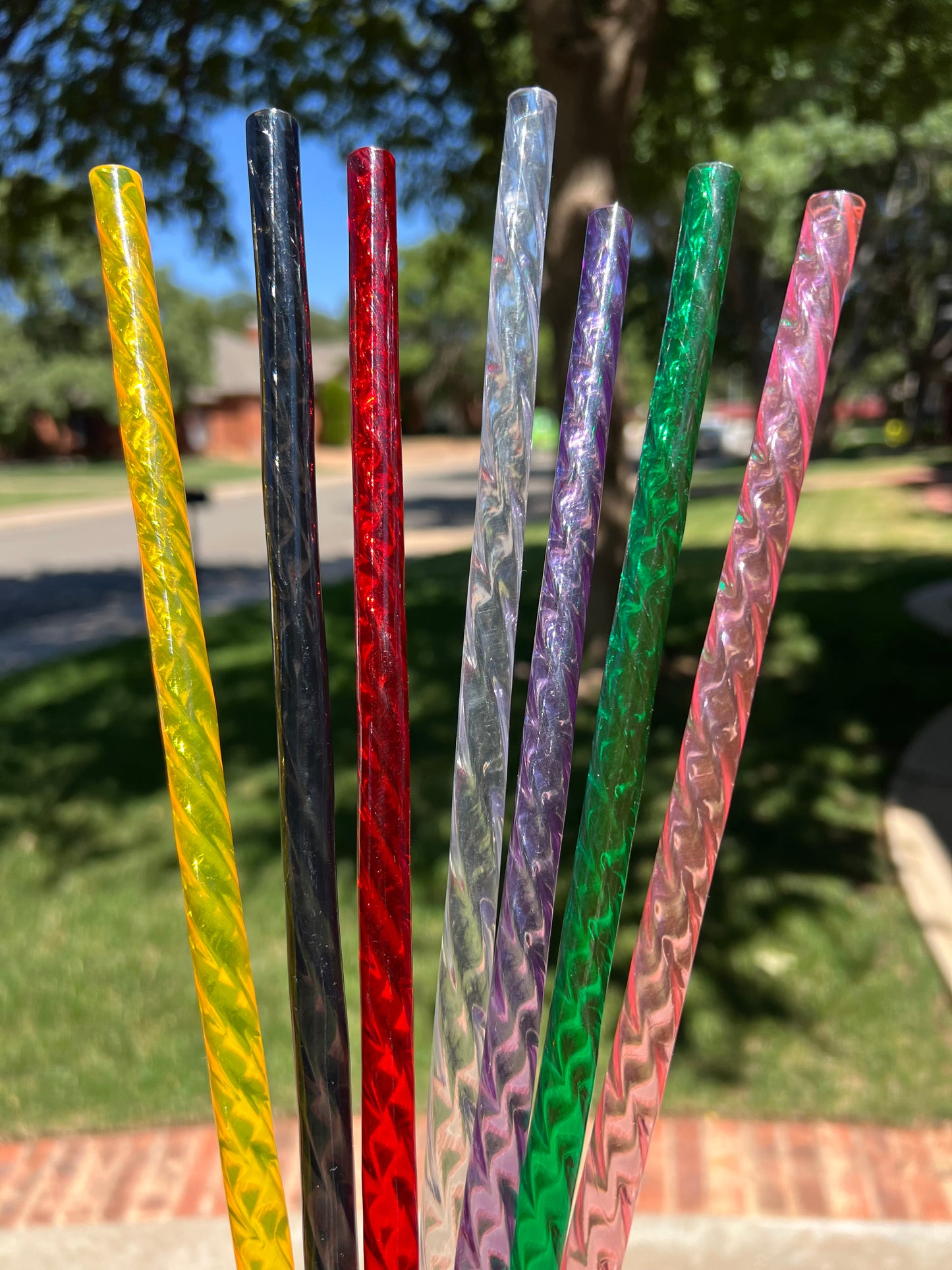 Crystal Swirly 7-pack SET Straws (40oz Tumbler)