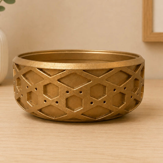 Bronze Metallic Shorty Waffle 3" - Silicone Tumbler Boot