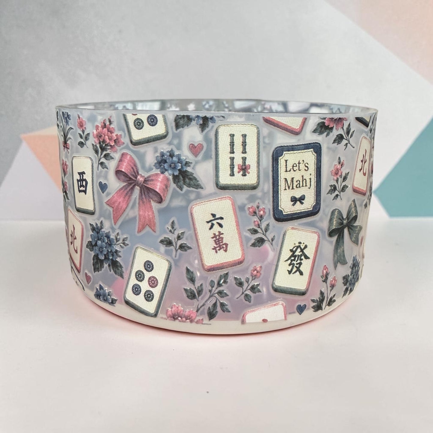 Mahjongg CLEAR - 3D Silicone Tumbler Boot