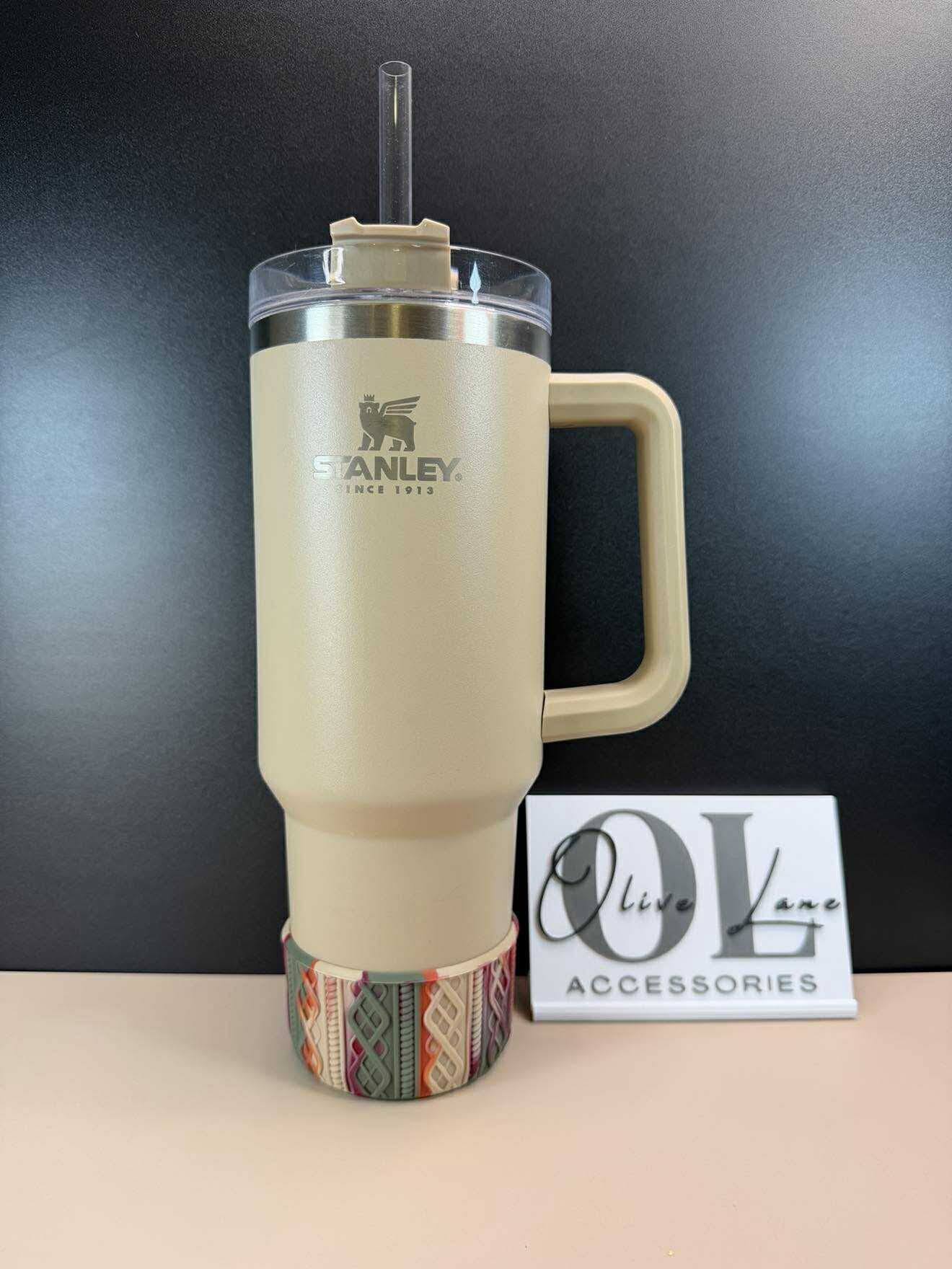 Fall Swirl - SWEATER Silicone Tumbler Boot