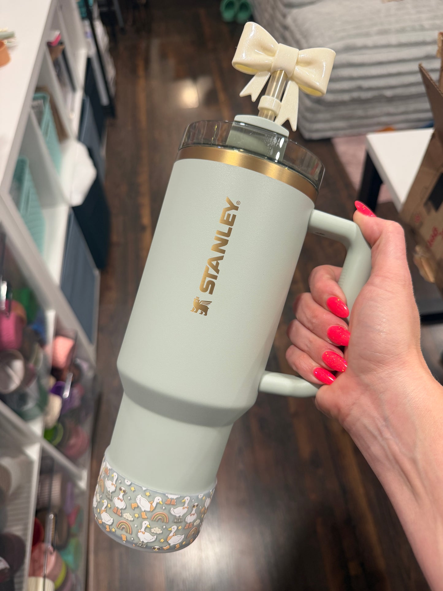 Goose in Boots CLEAR - 3D Silicone Tumbler Boot