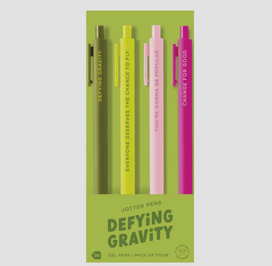 Defying Gravity - Gel Pen 4 Pack