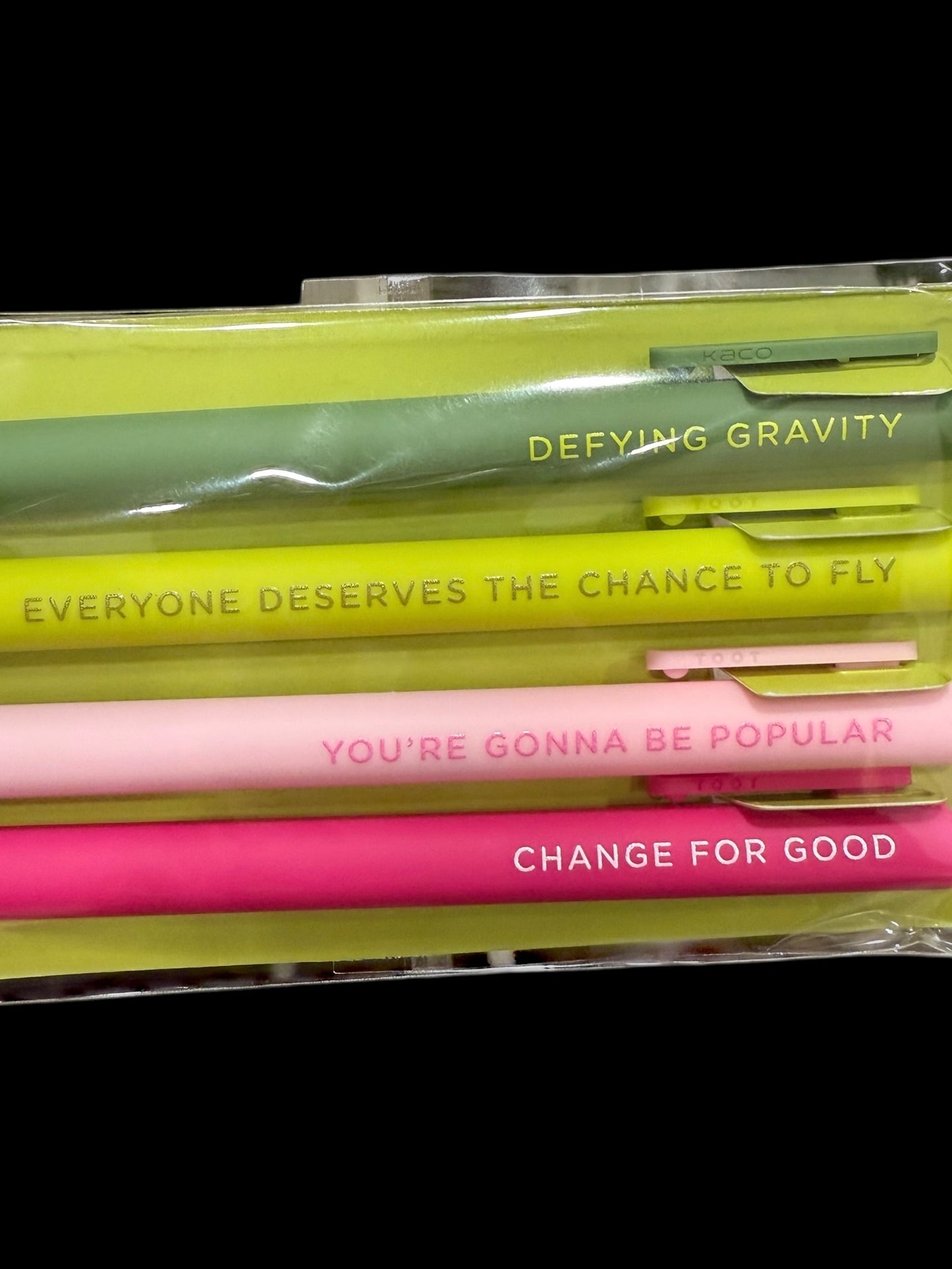 Defying Gravity - Gel Pen 4 Pack