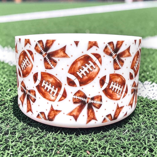 Bows Before Bros White - Silicone Tumbler Boot