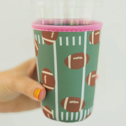 Football MEDIUM- Iced Coffee Sleeve
