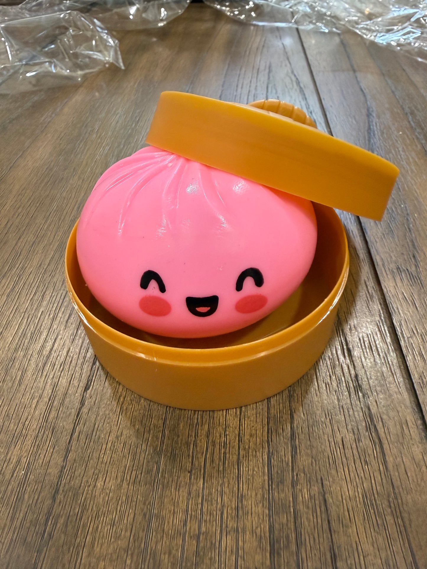 Dumpling Squishy Toy In Steamer