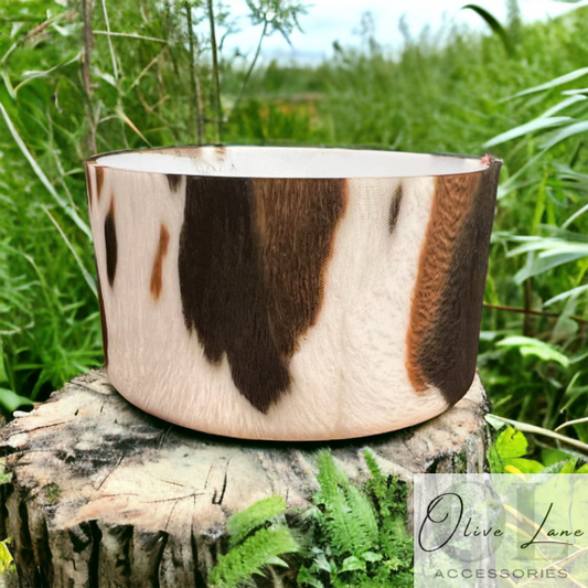 Wild West Cow Silicone Tumbler Boot