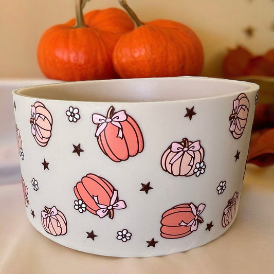 Pretty Pumpkin 3D Silicone Tumbler Boot