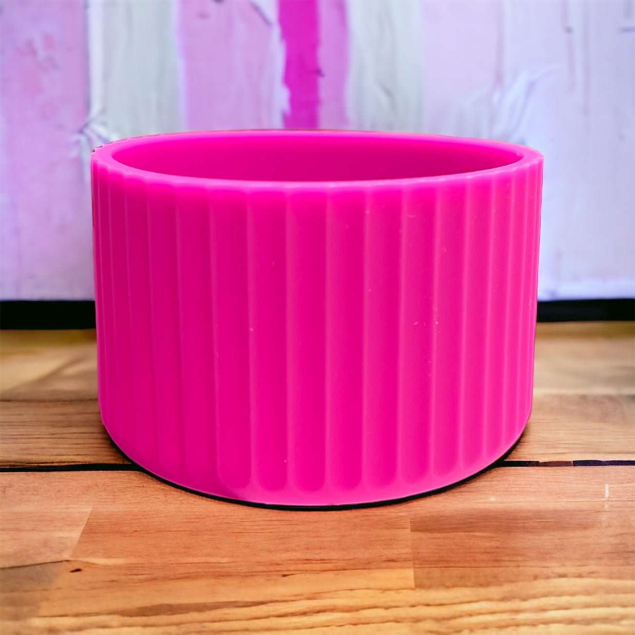 Raspberry FLUTED Silicone Tumbler Boot