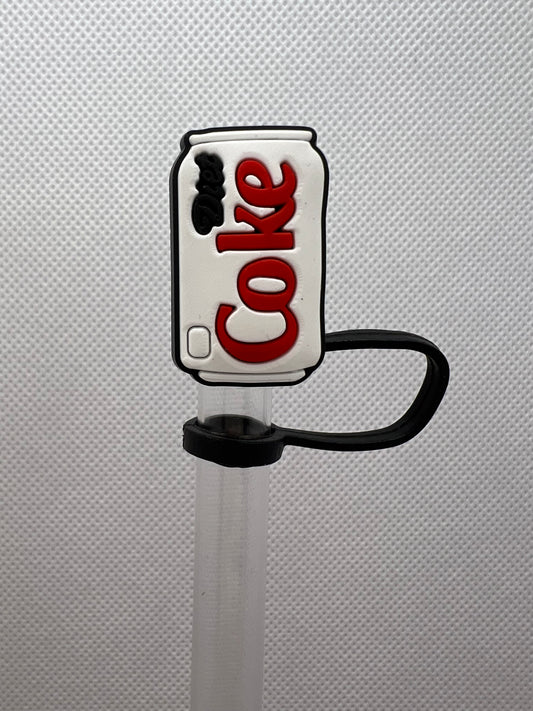 Diet Cola Silicone Straw Topper 10mm