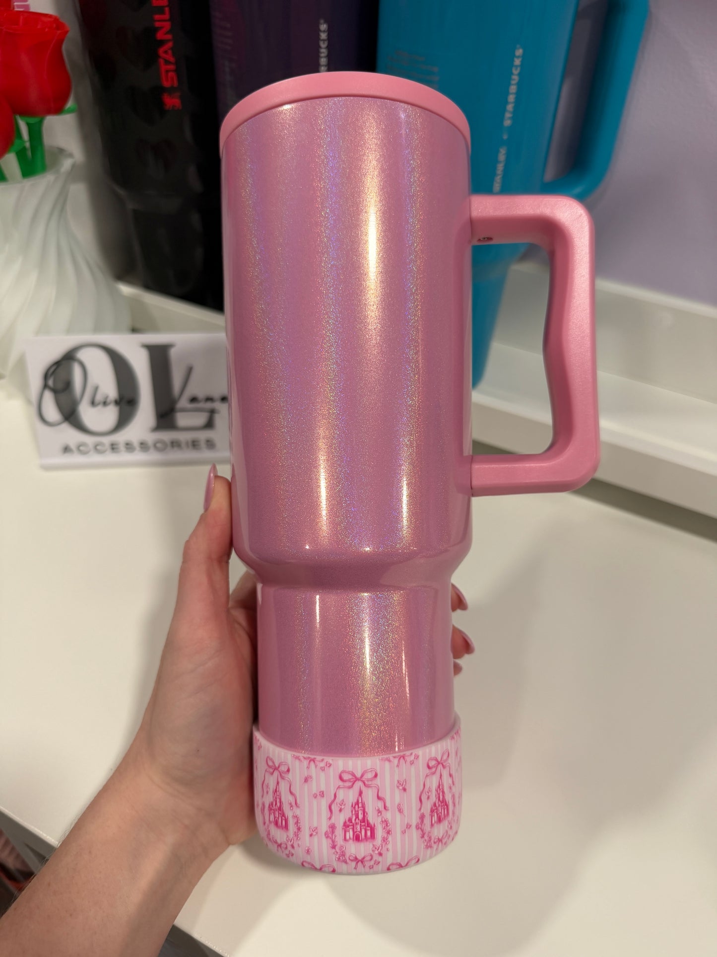 Magical Castle White - Silicone Tumbler Boot