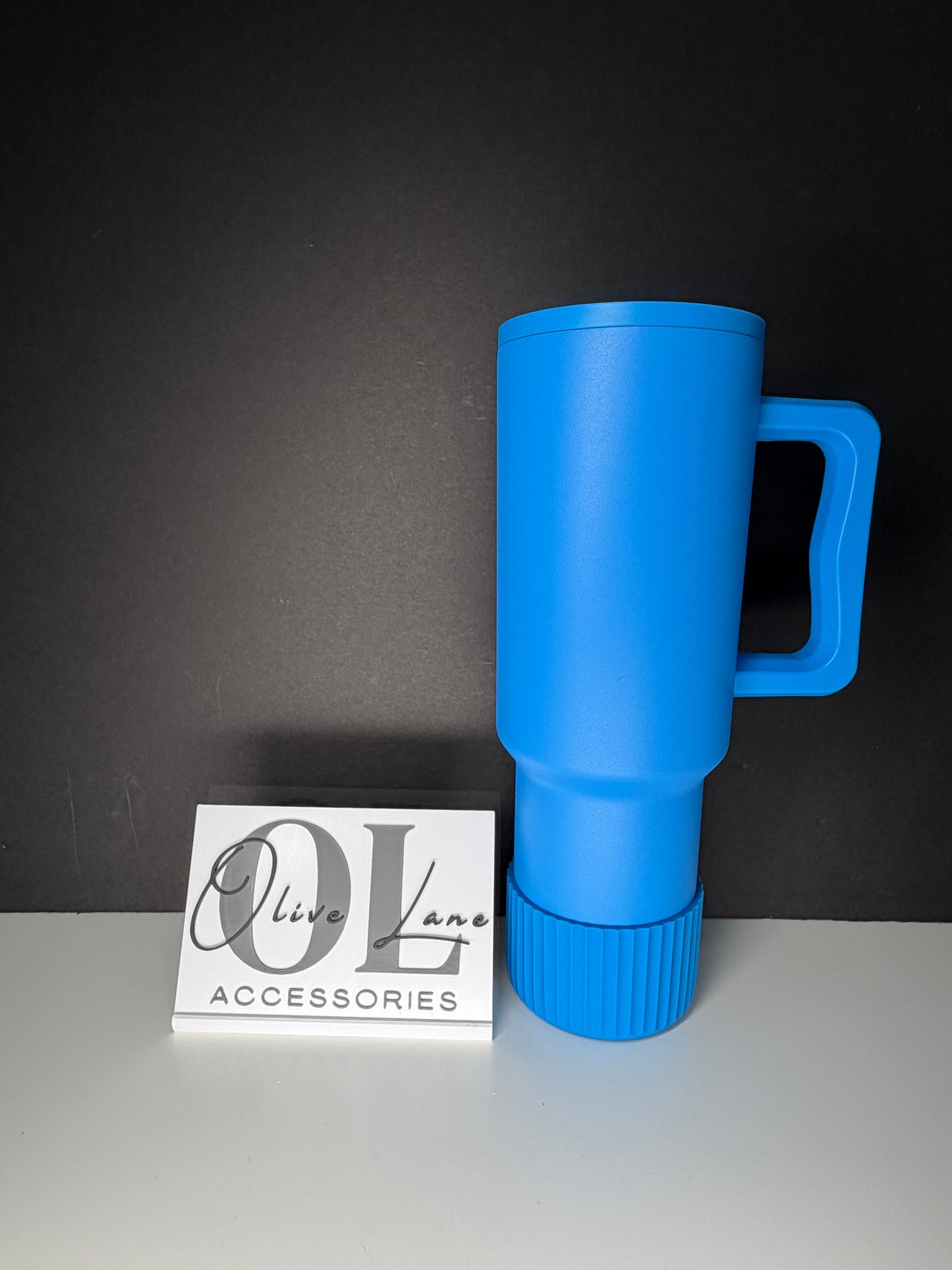 Azure Blue FLUTED - Silicone Tumbler Boot
