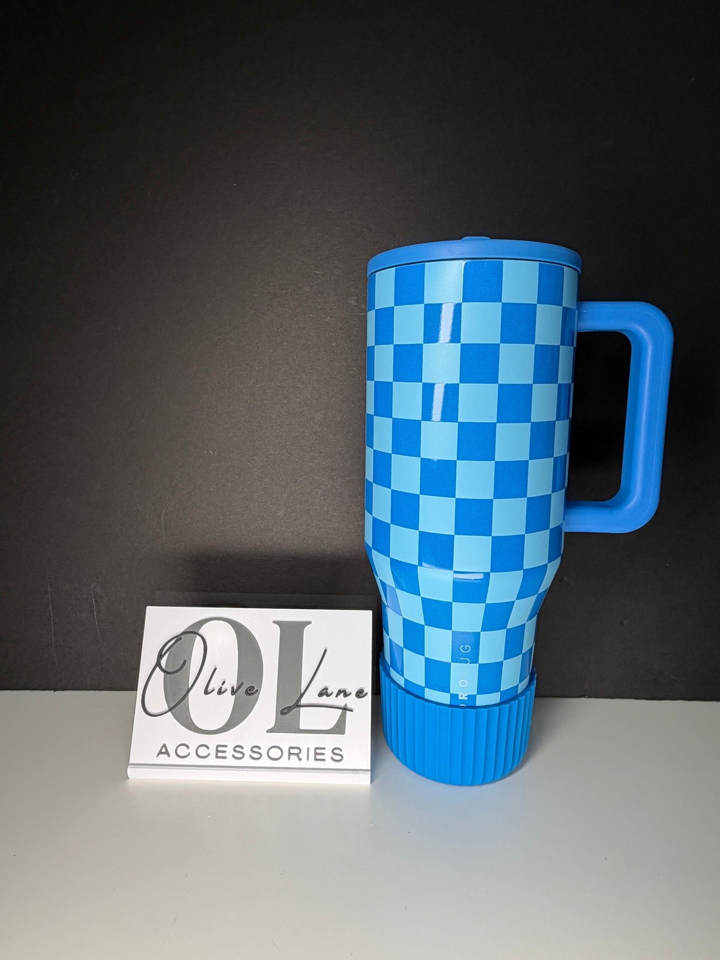 Azure Blue FLUTED - Silicone Tumbler Boot