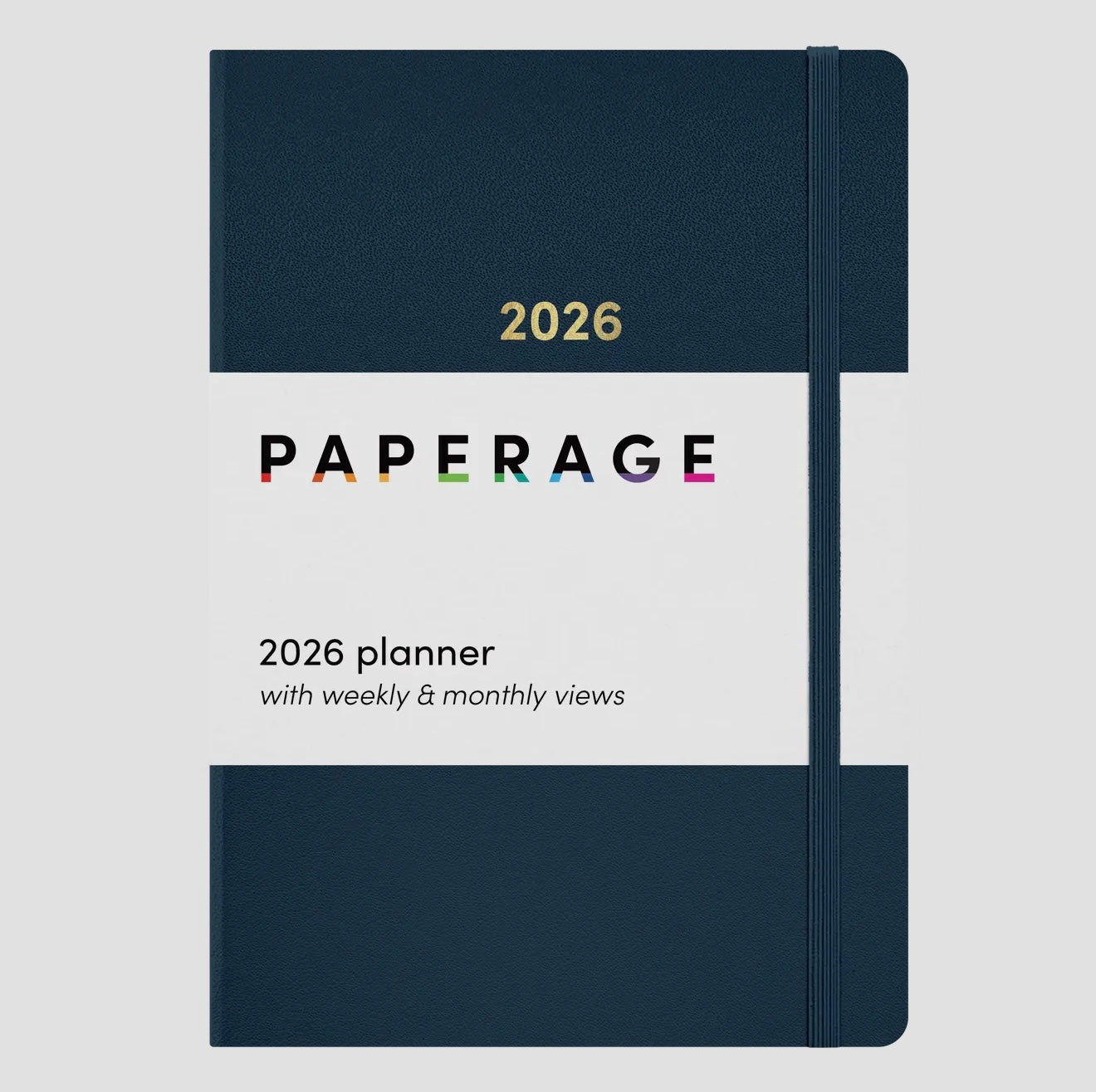 2026 Paperage Dated Planner- Monthly & Weekly Views