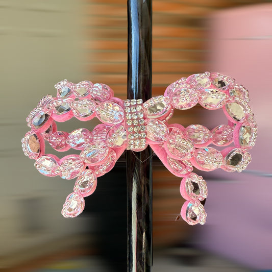 Pink Bling - Boujee Tumbler Bow