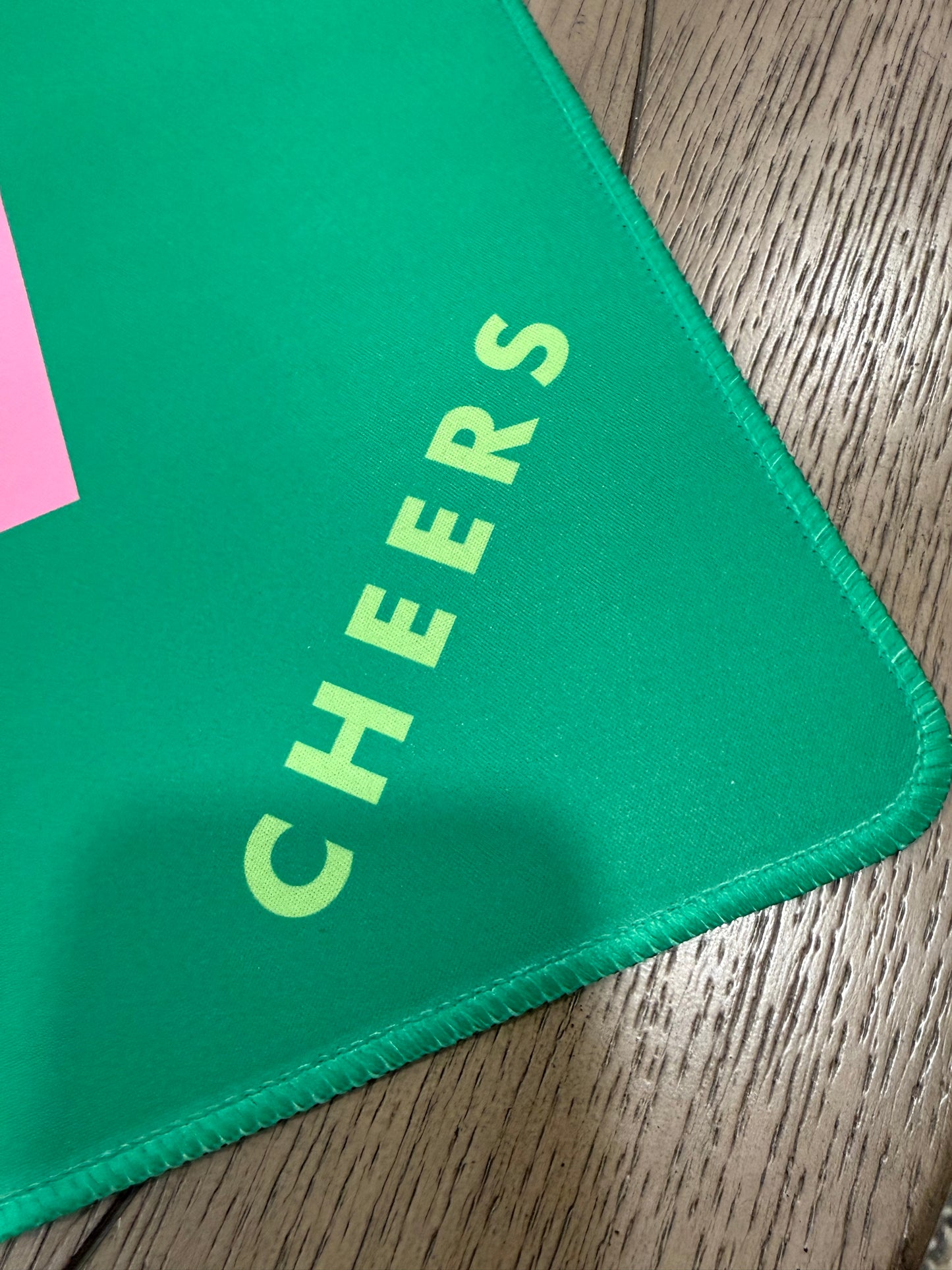Mahj Block Mat - Pink & Green