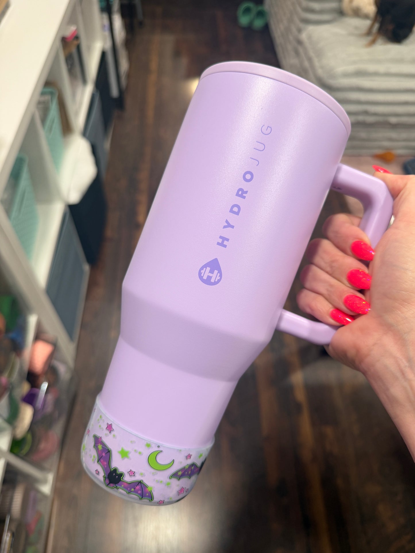 Glowing Bats Clear - Silicone Tumbler Boot