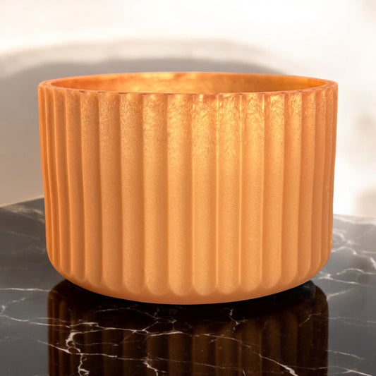 Copper FLUTED Silicone Tumbler Boot