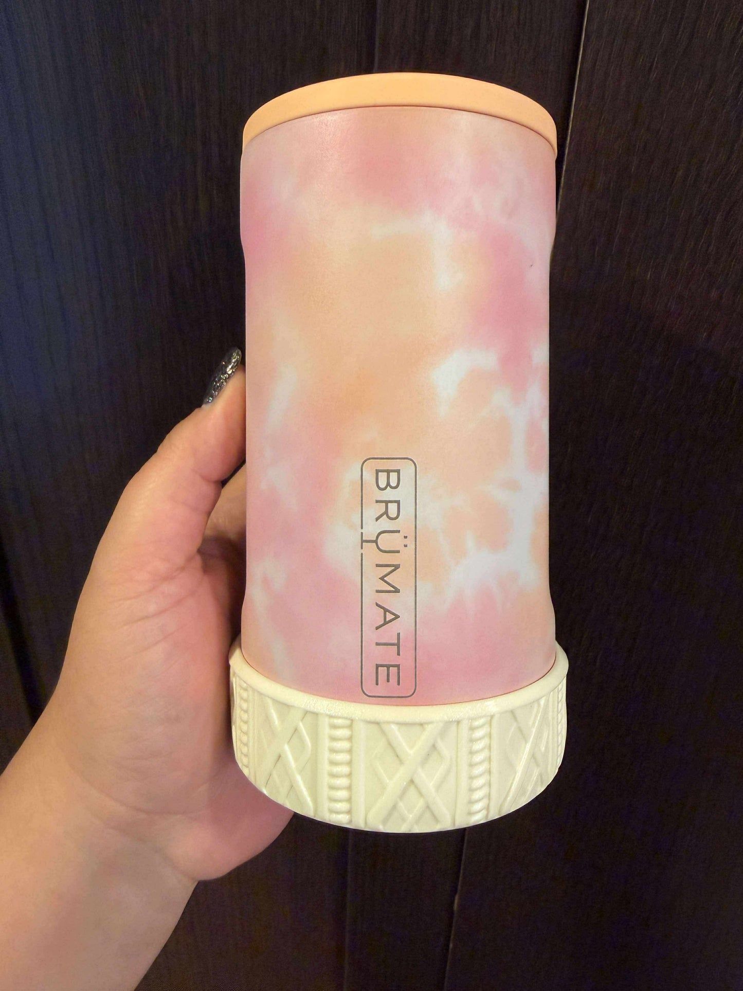 Cream Shorty Sweater 3.25"- Silicone Tumbler Boot