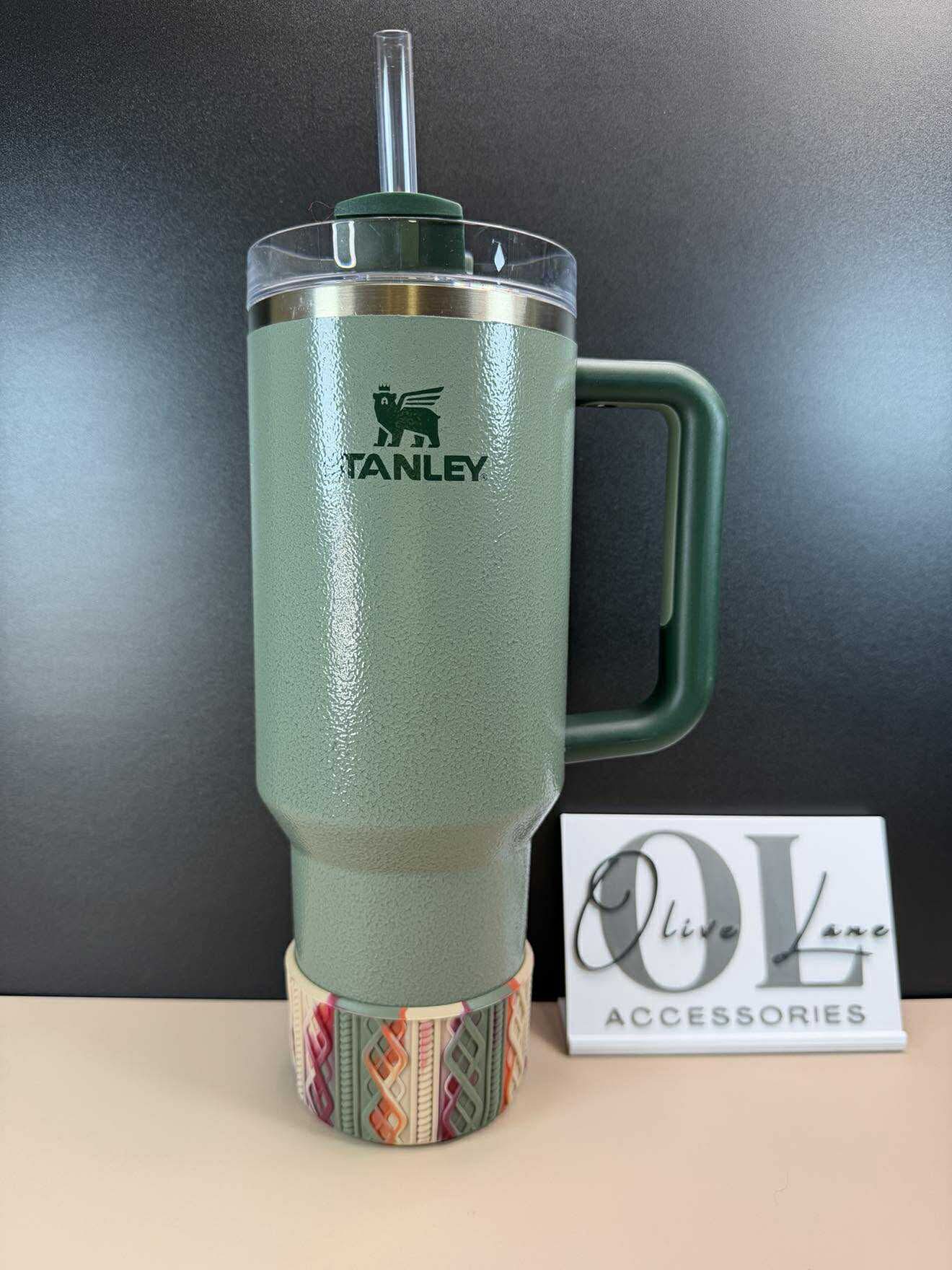 Fall Swirl - SWEATER Silicone Tumbler Boot