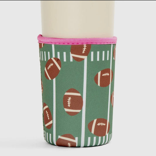 Football SMALL- Iced Coffee Sleeve