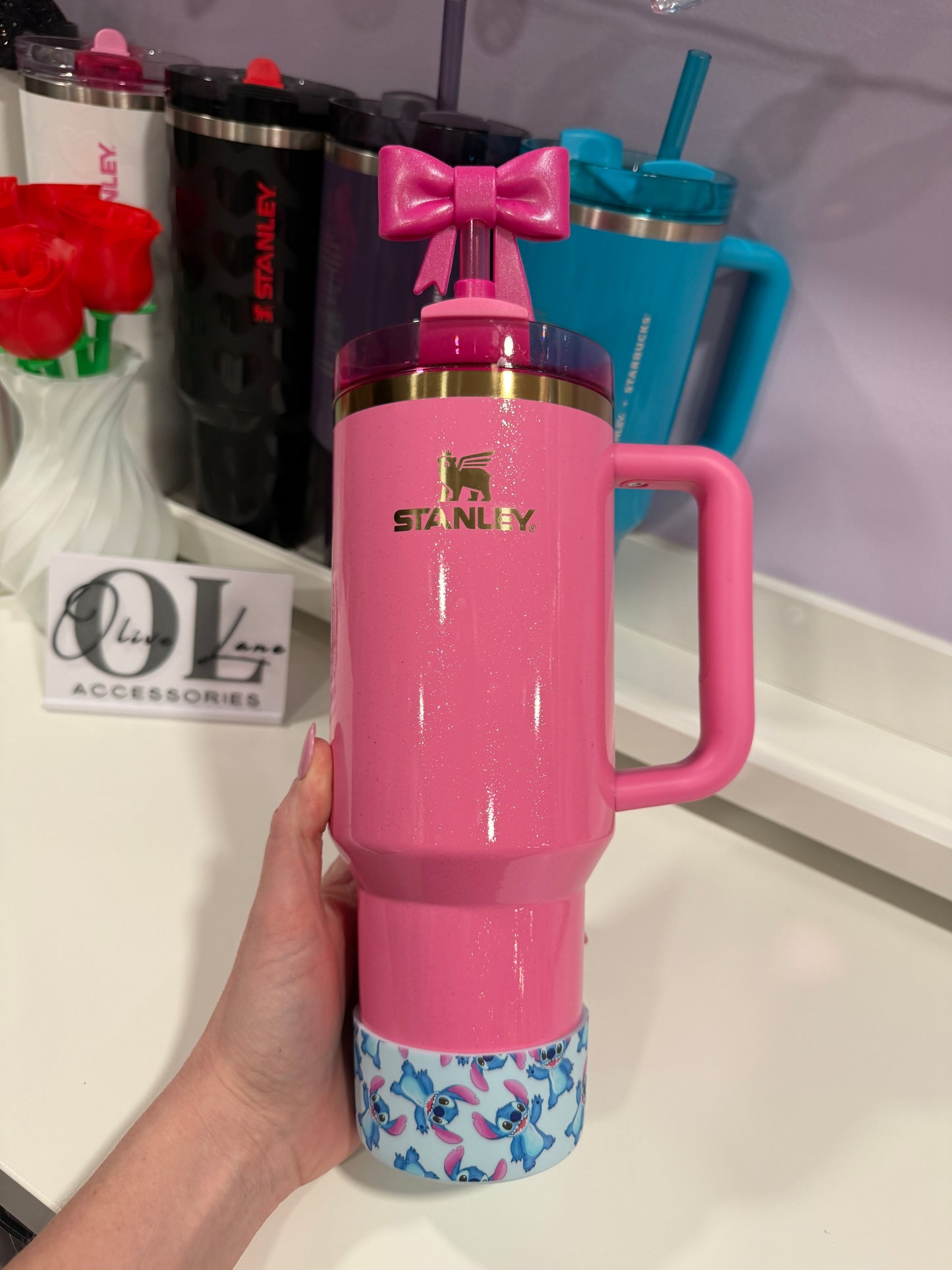 Wild One BLUE Silicone Tumbler Boot