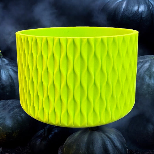 Bright Lime WAVES Silicone Tumbler Boot