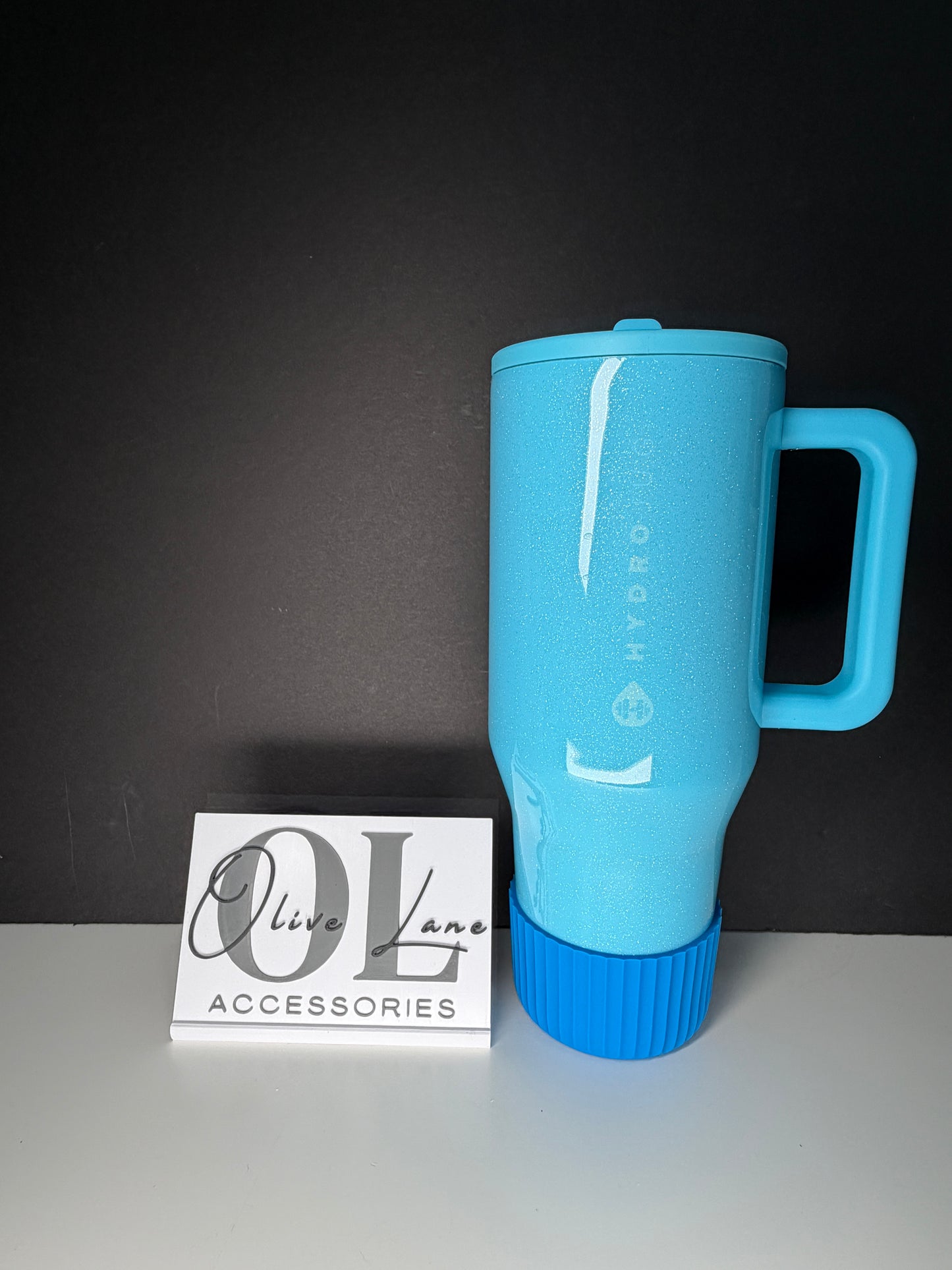 Azure Blue FLUTED - Silicone Tumbler Boot