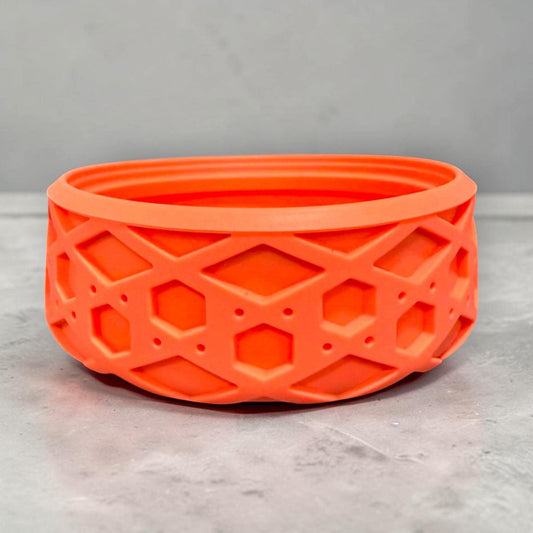 Tangerine Dream Shorty Waffle - Silicone Tumbler Boot