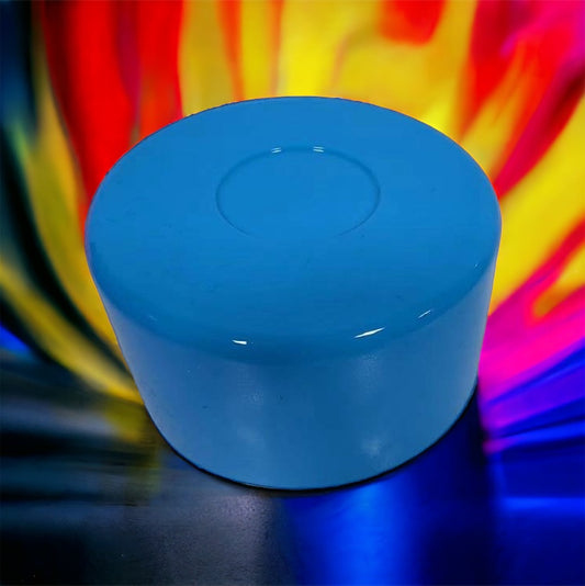 Glossy Bright Blue Silicone Tumbler Boot