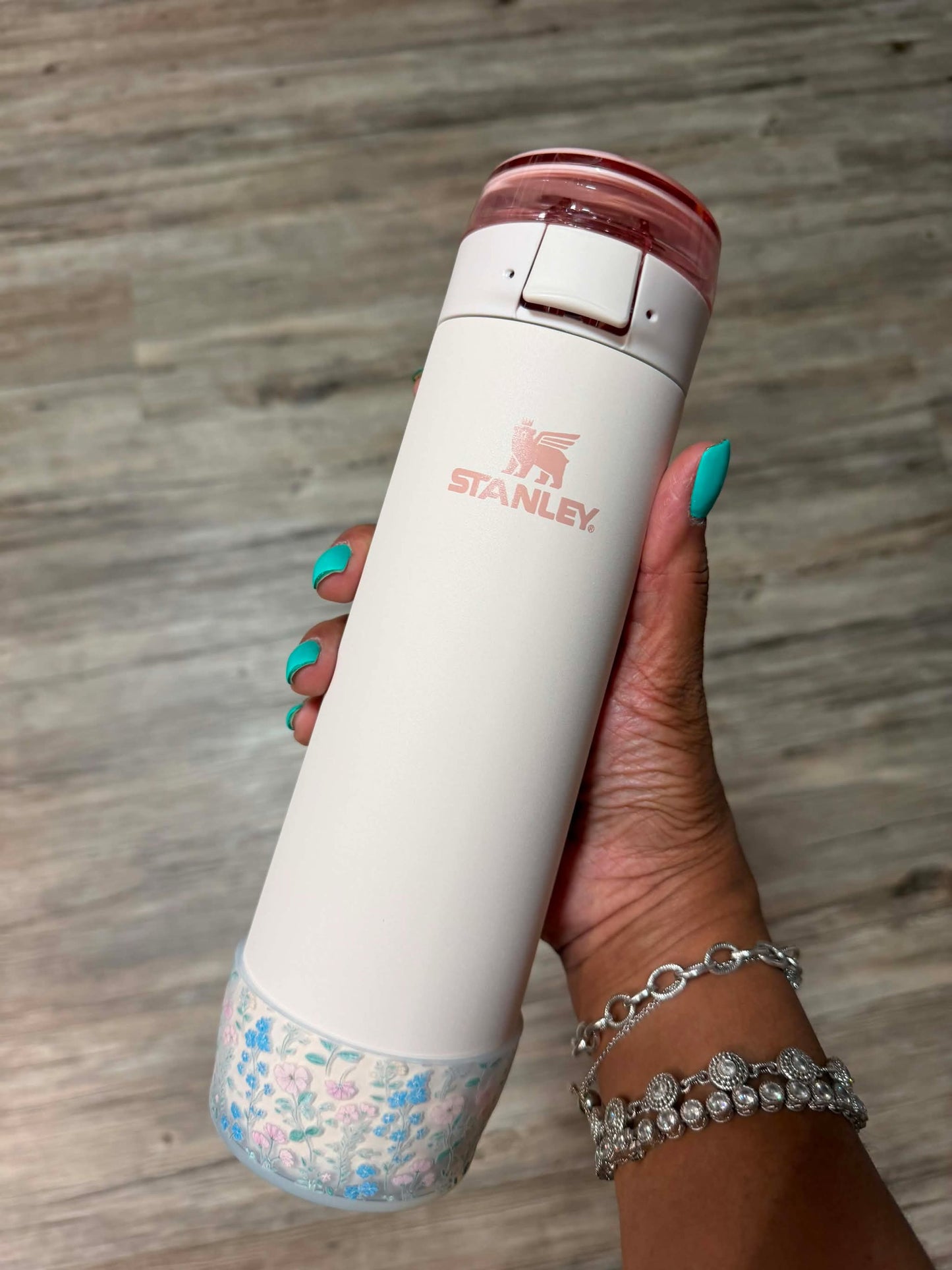 Forget Me Knot Meadow CLEAR - 3D Silicone Tumbler Boot