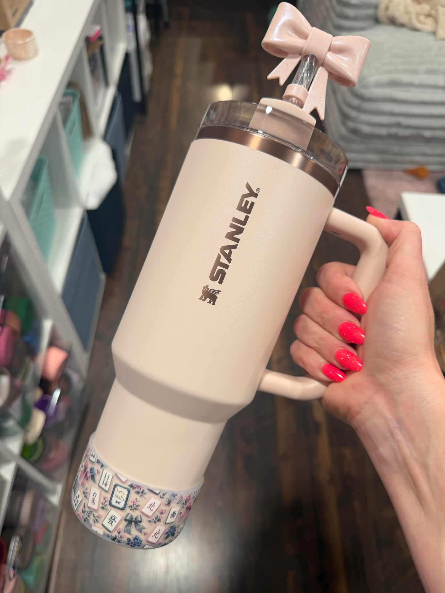 Mahjong CLEAR - 3D Silicone Tumbler Boot