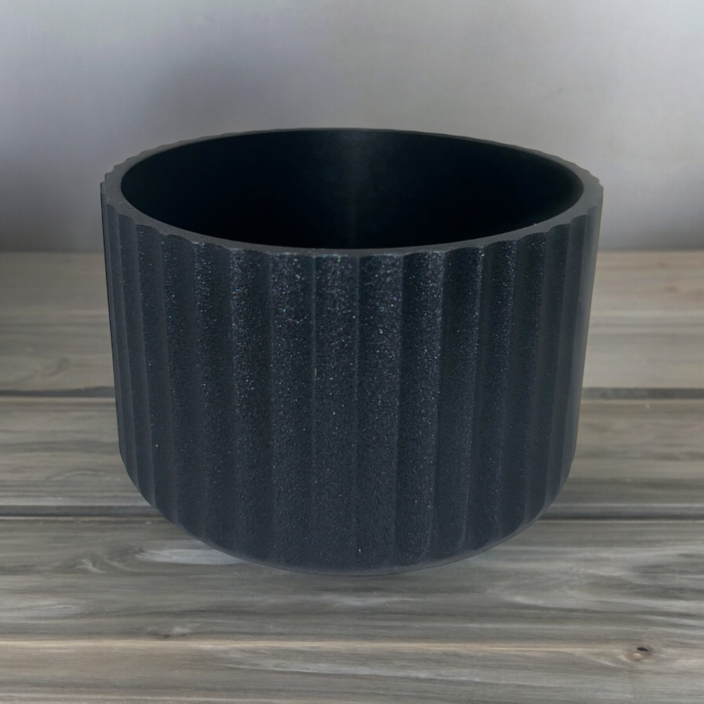 Black Pearl FLUTED Silicone Tumbler Boot