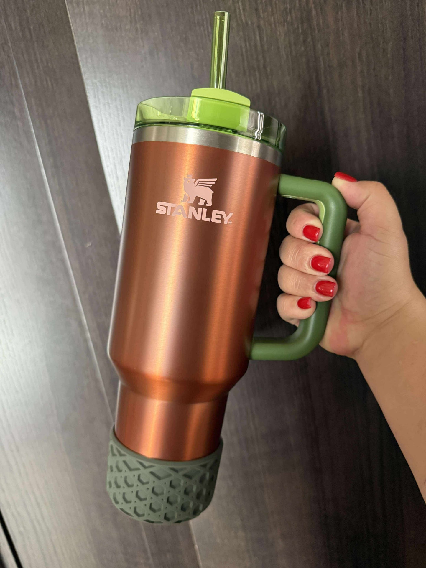Cypress Green WAFFLE Silicone Tumbler Boot