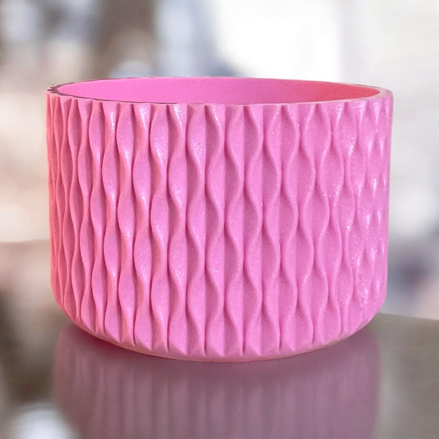 Bubblegum SHIMMER HJ WAVES Silicone Tumbler Boot