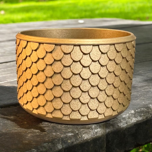 Bronze SCALES Silicone Tumbler Boot