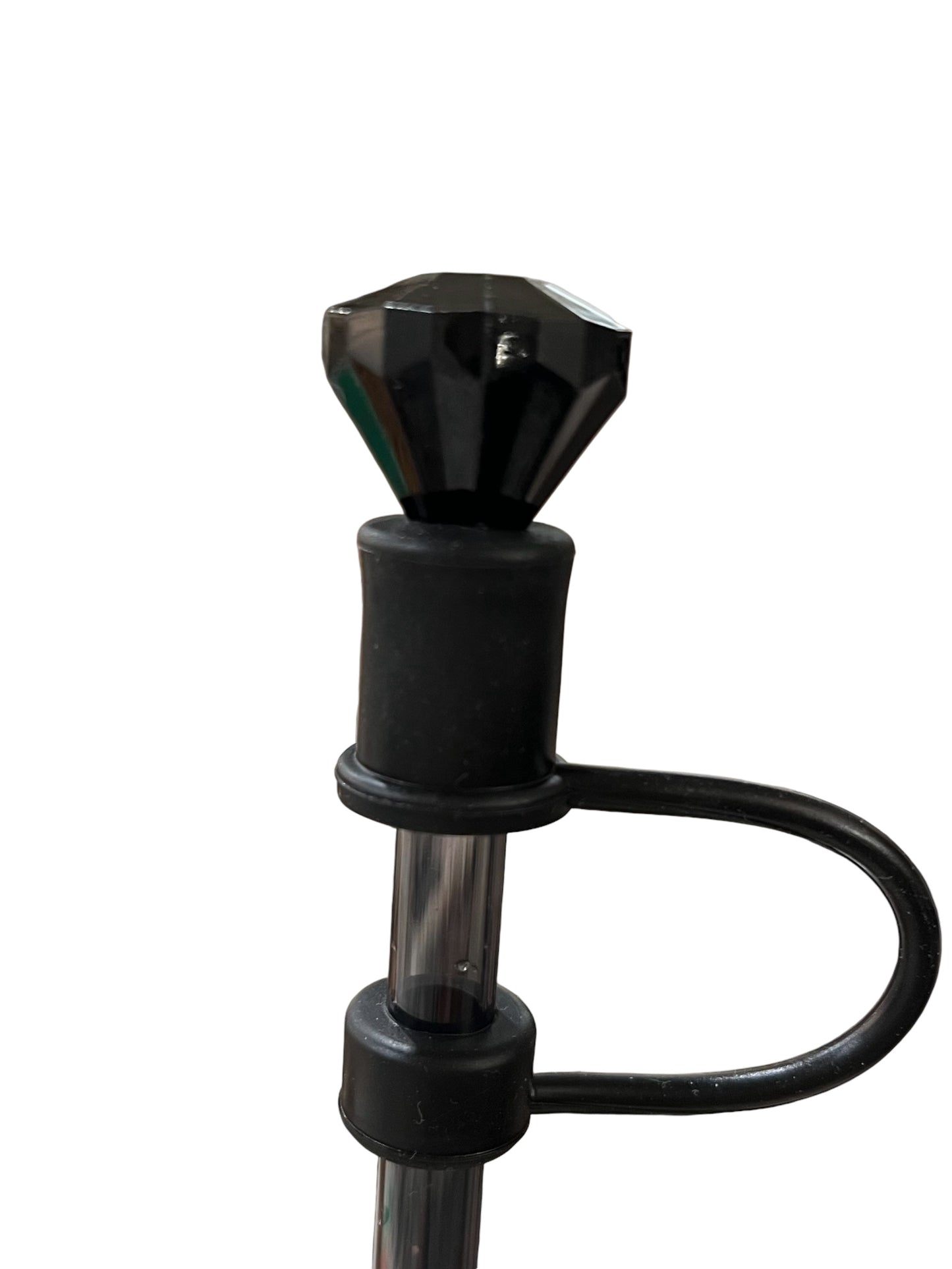 Black Diamond BLACK Base Silicone Straw Topper 10mm