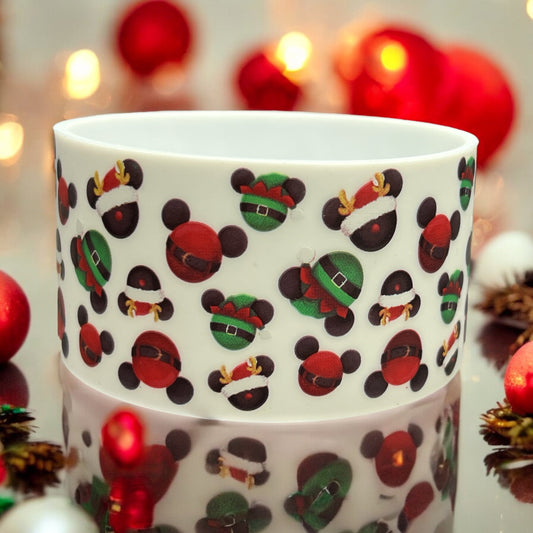 Christmas Mouse 3D Silicone Tumbler Boot